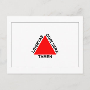 Minas Gerais, Flagge Brasiliens Postkarte