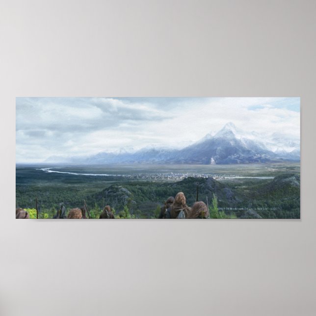 Minas Tirith in View Poster (Vorne)