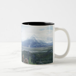 Minas Tirith in View Zweifarbige Tasse