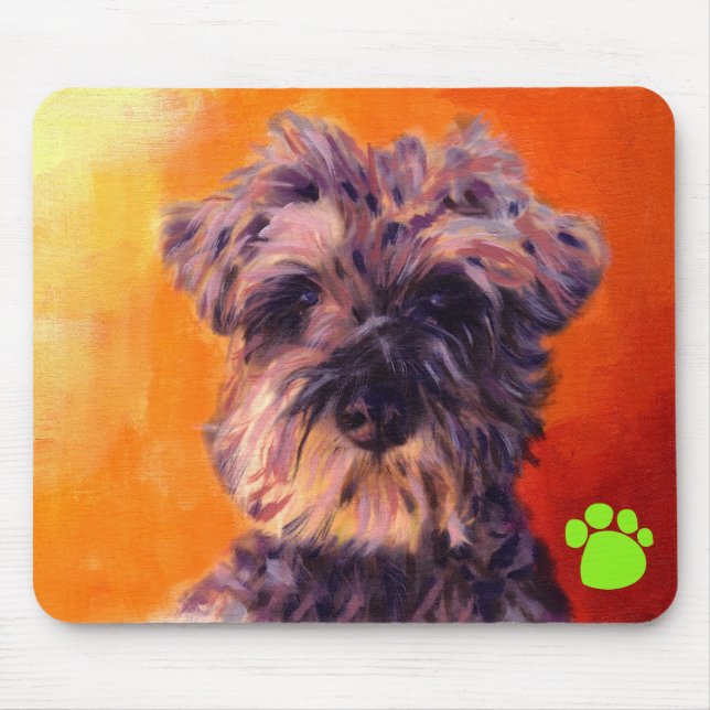 Minatureschnauzer Mousepad (Vorne)