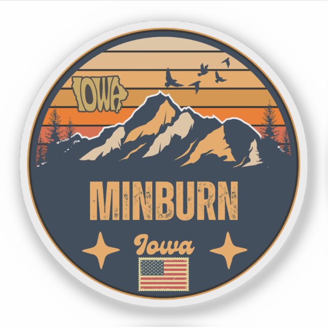Minburn Aufkleber (Vorderseite)