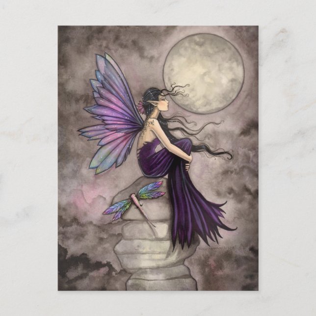 Mind Adrift Fantasy Fairy Art Postkarte (Vorderseite)
