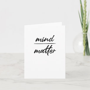 Mind-Aufkleber Karte