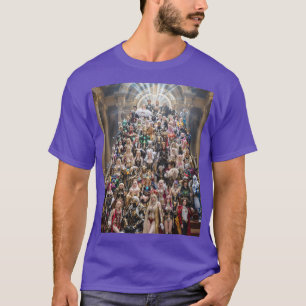 Mind-Blasing Comic Con Cosplay Group Foto T-Shirt