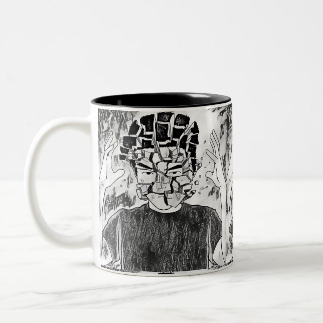 Mind Blowing Zweifarbige Tasse (Links)