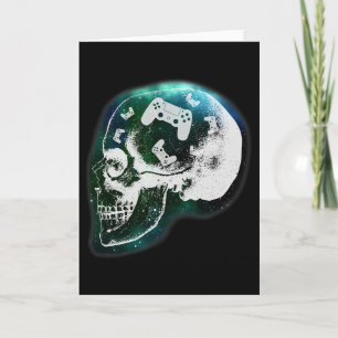 Mind Controller Schädel Gaming Gamer Männer Jungen Karte