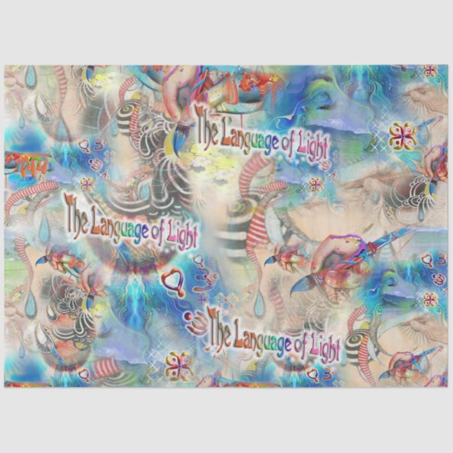 Mind Doodling wiederholen Seidenpapier (Vorderseite)