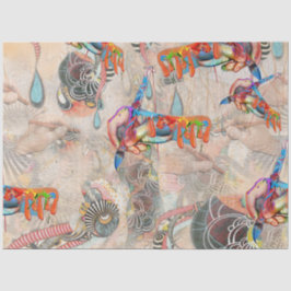 Mind Doodling wiederholen Seidenpapier