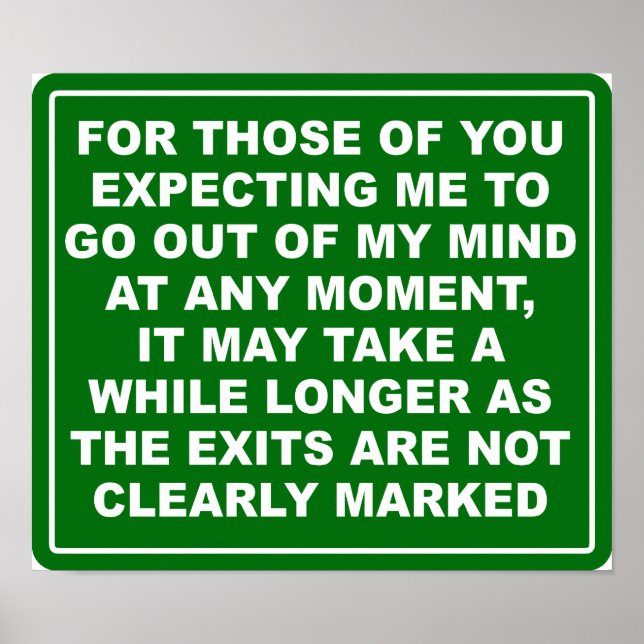 Mind Exits Poster (Vorne)