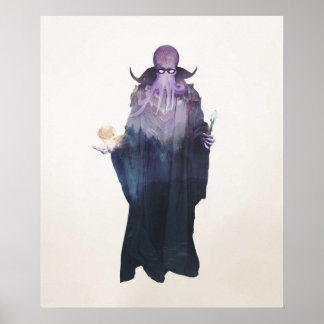 Mind Flayer Illithid Dnd Dungeons and Dragons Poster