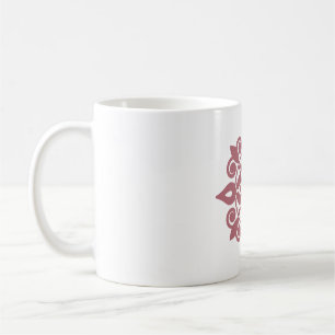Mind frisches Mandala Design runde Kissen Kaffeetasse