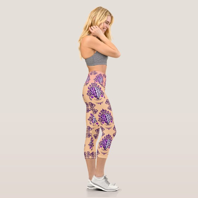 Mind Harmony - Hirnhautfusion Capri Leggings (Rechts)