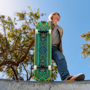 Mind Melting Intense Glass Windows Graphic Skateboard