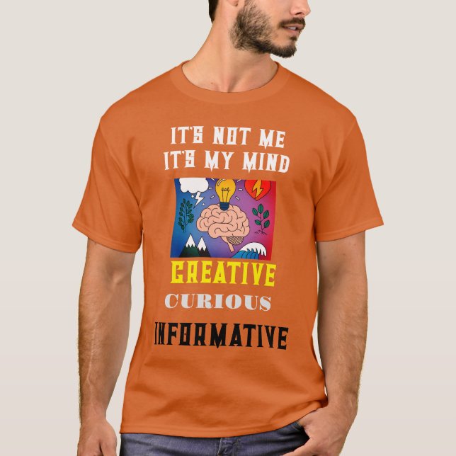 Mind Men's Basic T - Shirt mit motivierend Zitaten (Vorderseite)