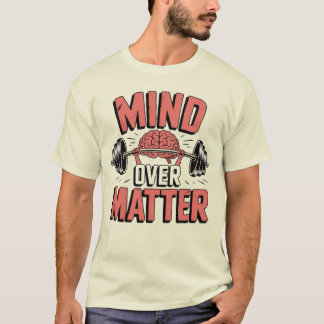 Mind Over Matter Retro Fitness - Vintage-Gym-Motiv T-Shirt