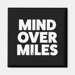 Mind Over Miles - Motivierend, sonniges Laufen Magnet