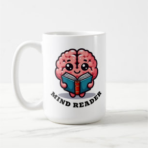 Mind Reader Funny Pun Kaffeetasse