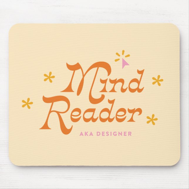 Mind Reader Grafik Designer Funky Mousepad (Vorne)