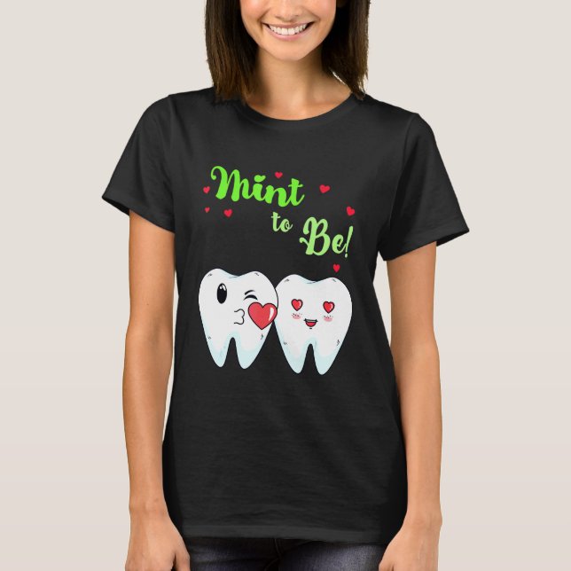 Mind to be Funny Toothpaste Zahnarzt Valentin T-Shirt (Vorderseite)