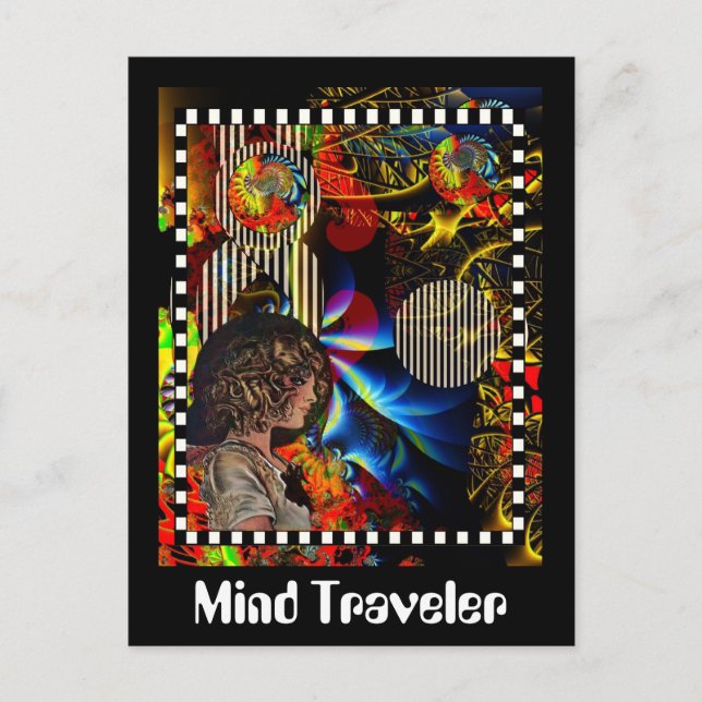 Mind Traveller Postkarte (Vorderseite)