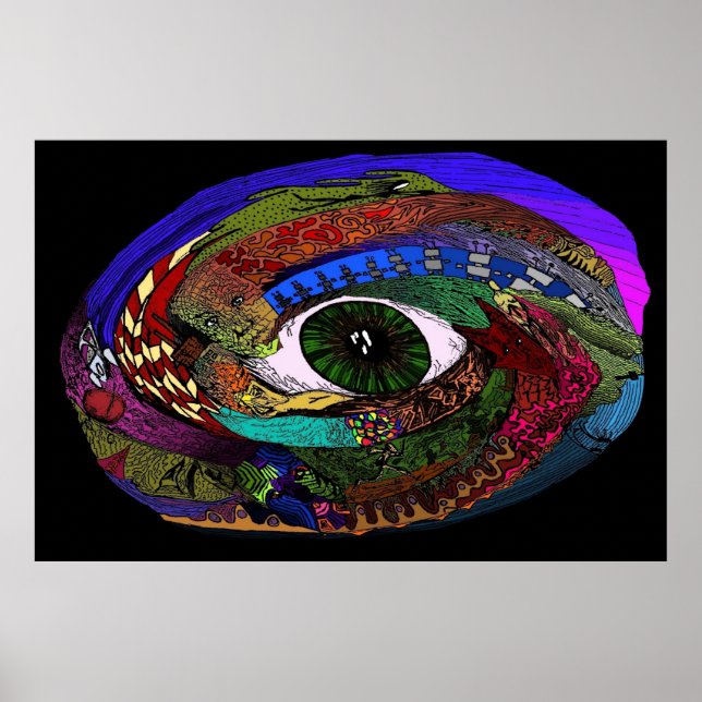 Mind Warp Galaxy Poster (Vorne)