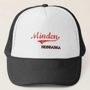 Minden Nebraska Stadt-Klassiker Truckerkappe