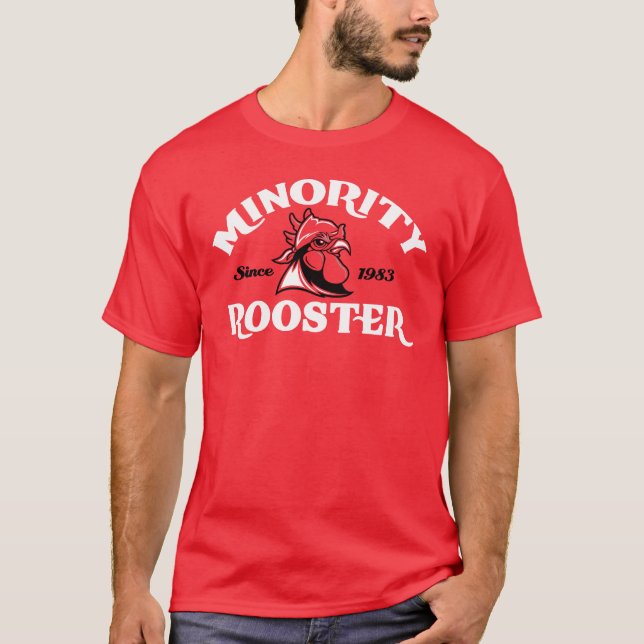 Minderheit-Hahn T-Shirt (Vorderseite)
