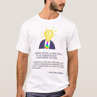 Minderheit von einer T-Shirt