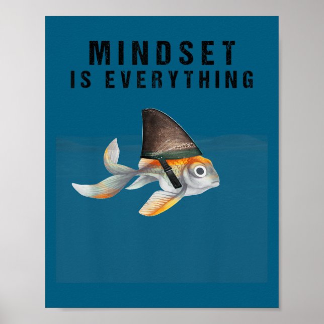 Mindest Is Everything - Motivational Quote Insrati Poster (Vorne)