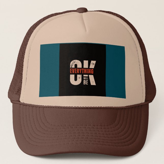 Mindest-Sonnen- und Wellen-Kappe Truckerkappe (Vorderseite)