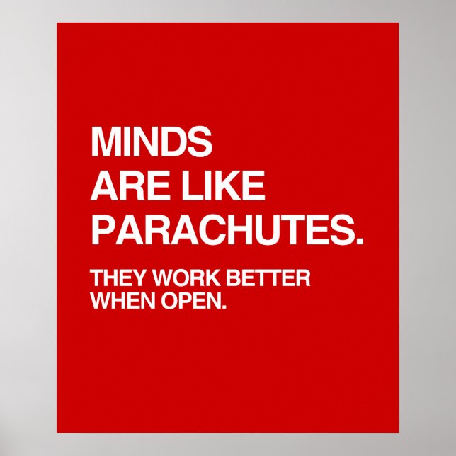 MINDESTENS WIE PARACHUTEN POSTER (Vorne)