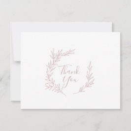 Mindestleaf | Blush Pink Dankeschön Karte