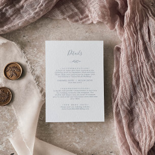 Mindestleaf   Dusty Blue Details Umschließungskart Begleitkarte