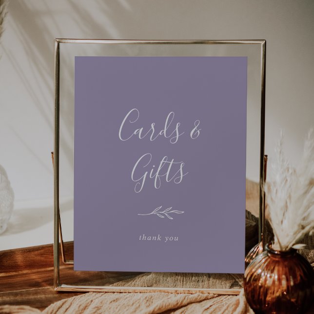 Mindestleaf | Lavendelkarten und Geschenkplakate Poster (Von Creator hochgeladen)