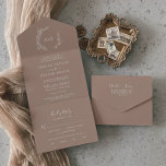 Mindestleaf | Neutrale Hochzeit All In One Einladung<br><div class="desc">Diese legendäre neutrale Hochzeit in einer Einladung ist perfekt für eine Hochzeit. Die Silhouette ist schlicht und grün,  in einem erdigen natürlichen Ton mit minimalistischem Wüstenböhmischen-Stil gehalten. Schreiben Sie Ihre Gastadressen auf der Rückseite der gefalteten Einladung,  oder kaufen Sie die passenden Gästetiketten-Aufkleber (separat erhältlich).</div>