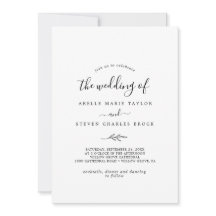 Mindestleaf | Schwarz-Weiß-Hochzeit