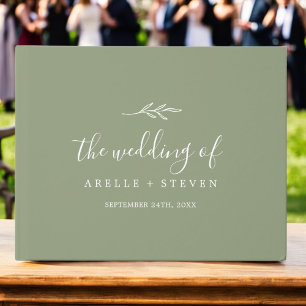 Mindestleaf Seiten mit Leerzeichen für Hochzeite Gästebuch