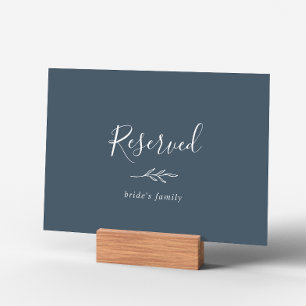 Mindestleaf   Slate Blue Reservierte Signierung