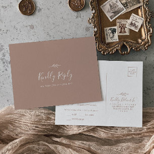 Mindestleaf   UAWG Postkarte für neutrales Menü