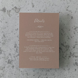 Mindestleaf | Umschließungskarte mit neutralen Ang Begleitkarte