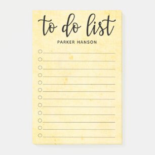 Mindestliste Post-it Klebezettel