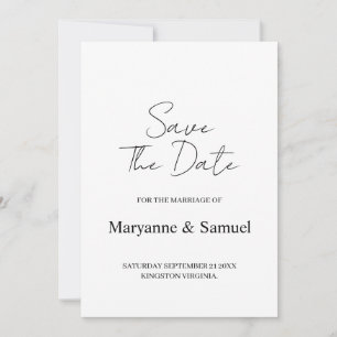 Mindestskript Foto Termin vormerken Save The Date