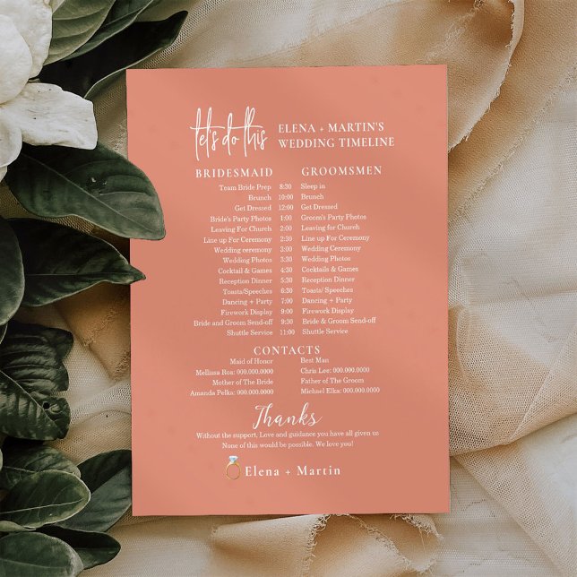 Mindestzeitrahmen für Hochzeitstag mit Skriptblush (Von Creator hochgeladen)