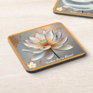 "Mindful Lotus Blume" Getränkeuntersetzer