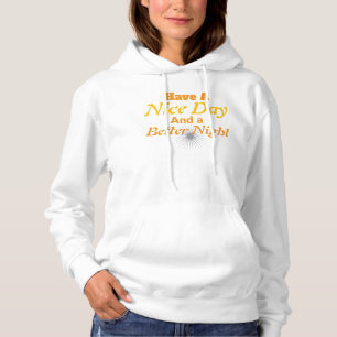 Mindful Moment Wärme: Gold Schrift Positivität, di Hoodie