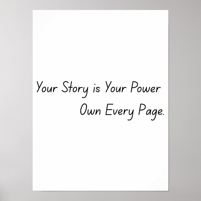 Mindful Productivity Process Quote Modern Poster (Vorne)