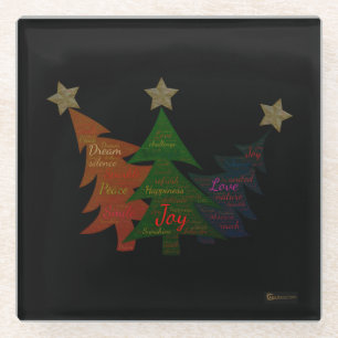Mindful Word Art - Untersetzer