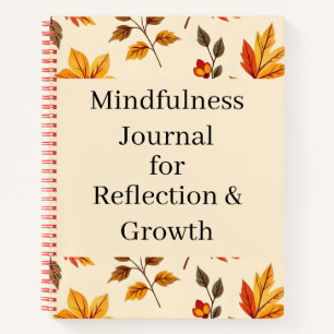 "Mindfulfilling Journal" Reflektion und Wachstum Notizbuch