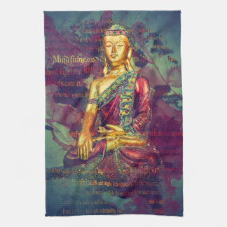 Mindfulness Buddha Geschirrtuch