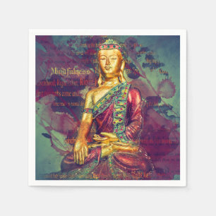 Mindfulness Buddha Serviette